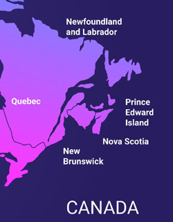 カナダ移民　Atlantic Provinces