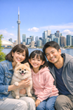 カナダ移民の方の Happy 家族写真